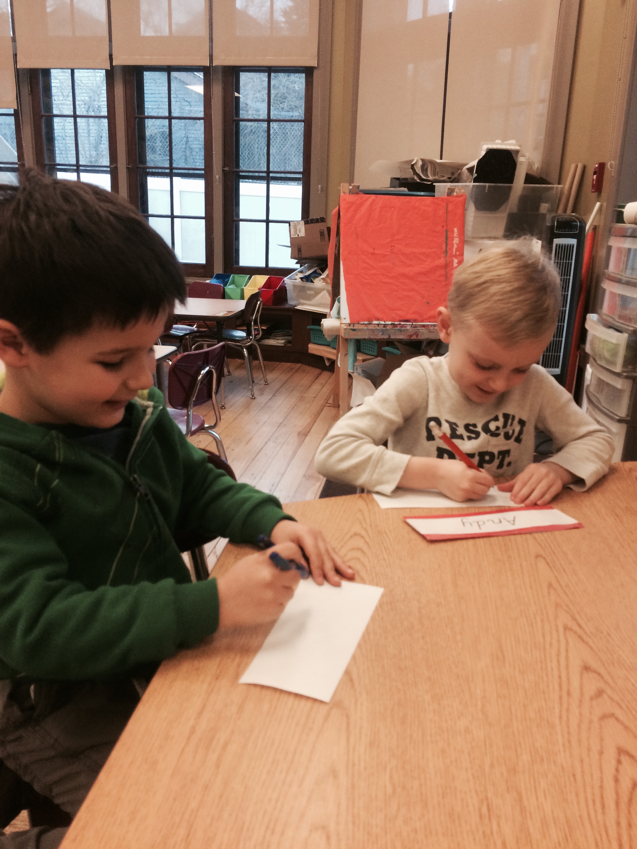 Signing in with Bodey