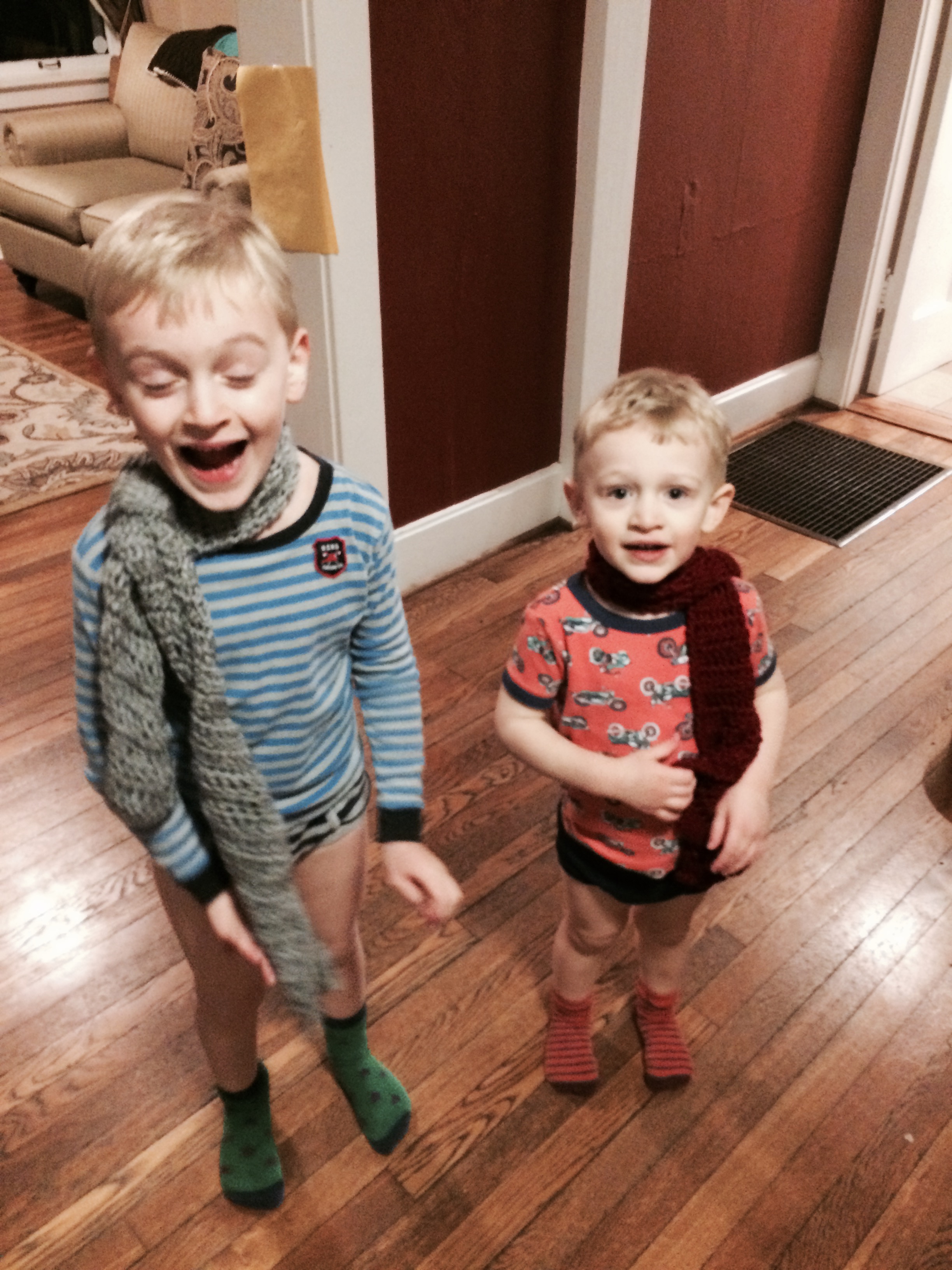 Thank you for the scarves Nana!