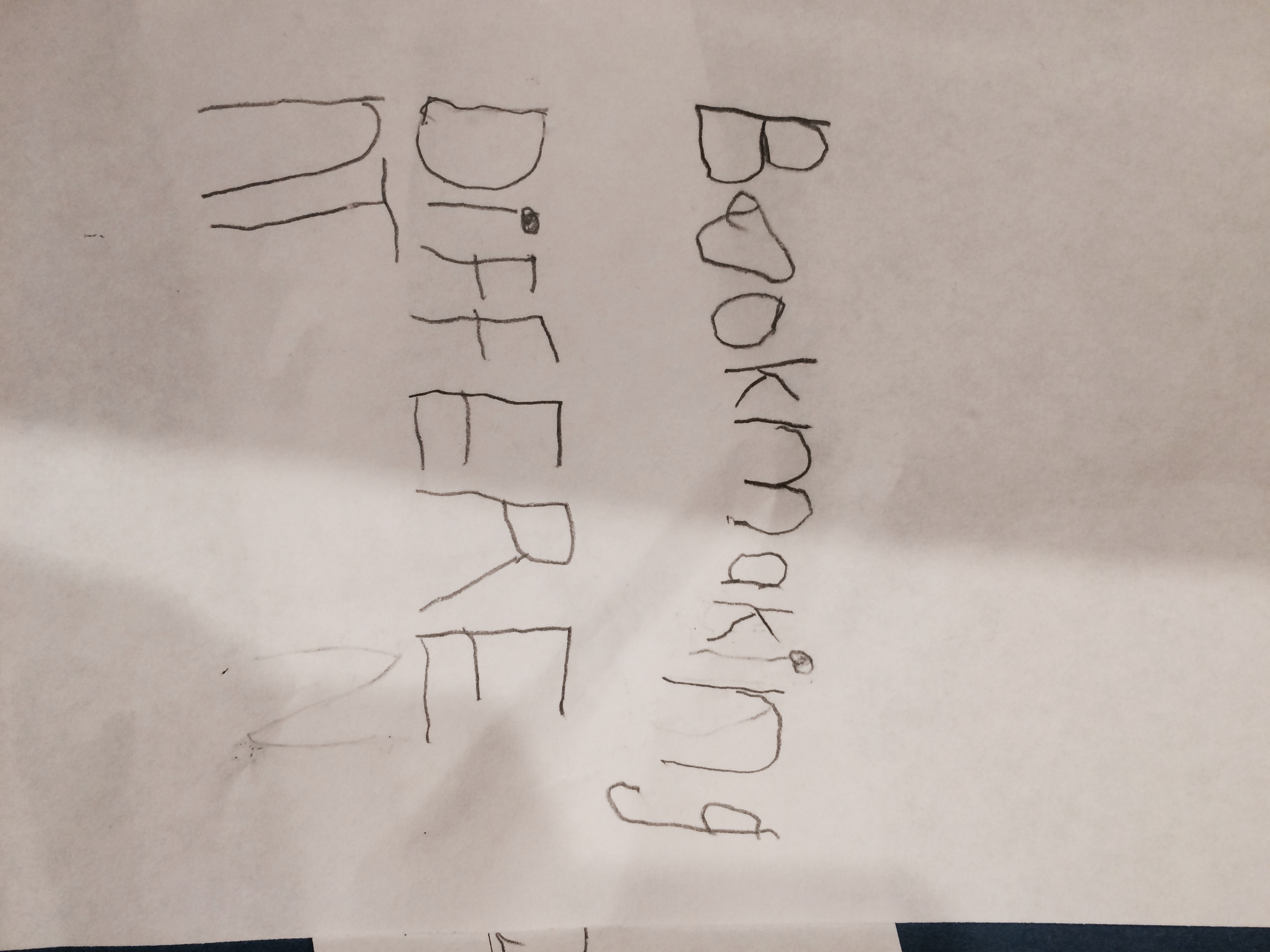 Writing around the room