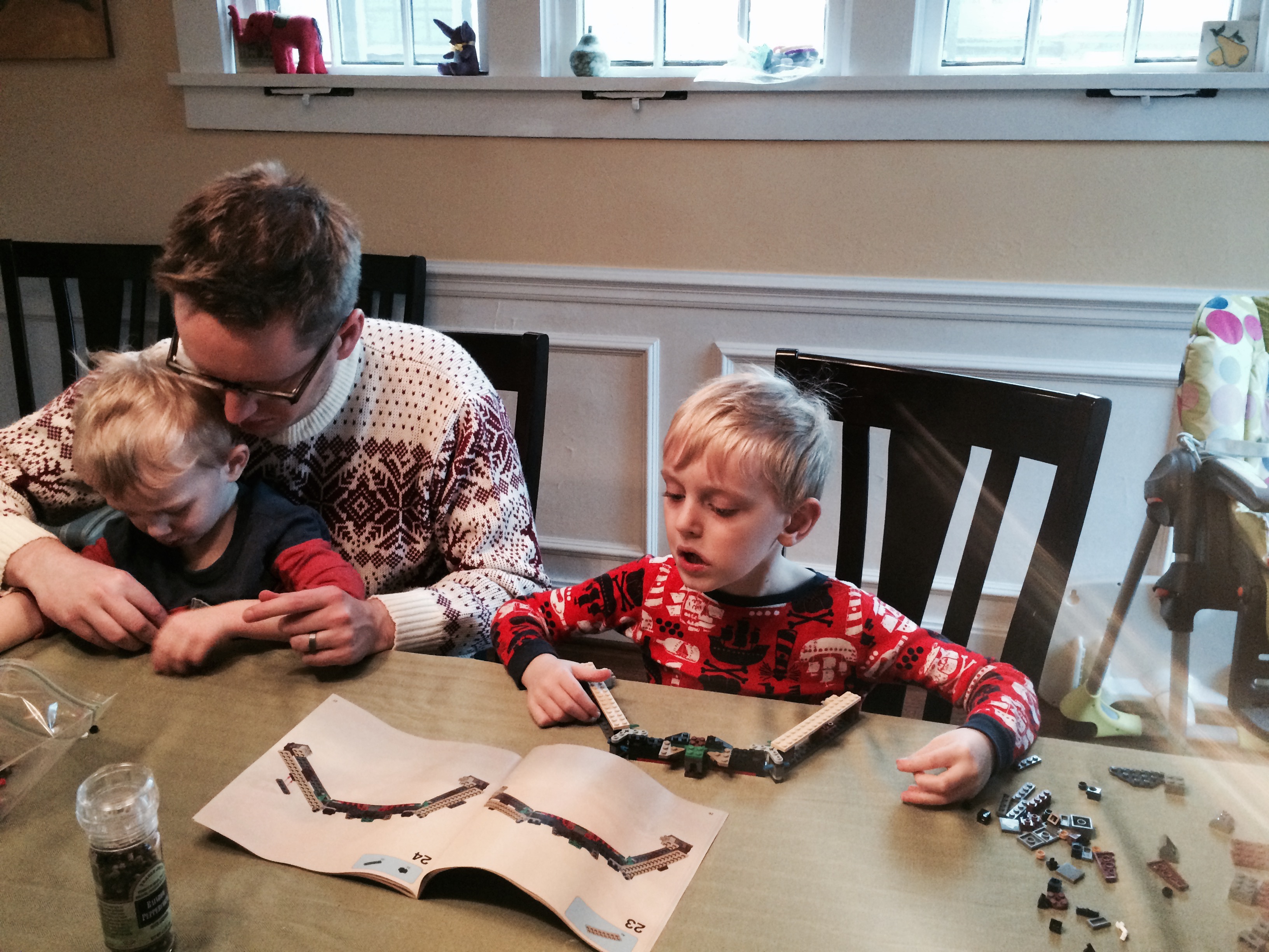 Legos on chrismukah