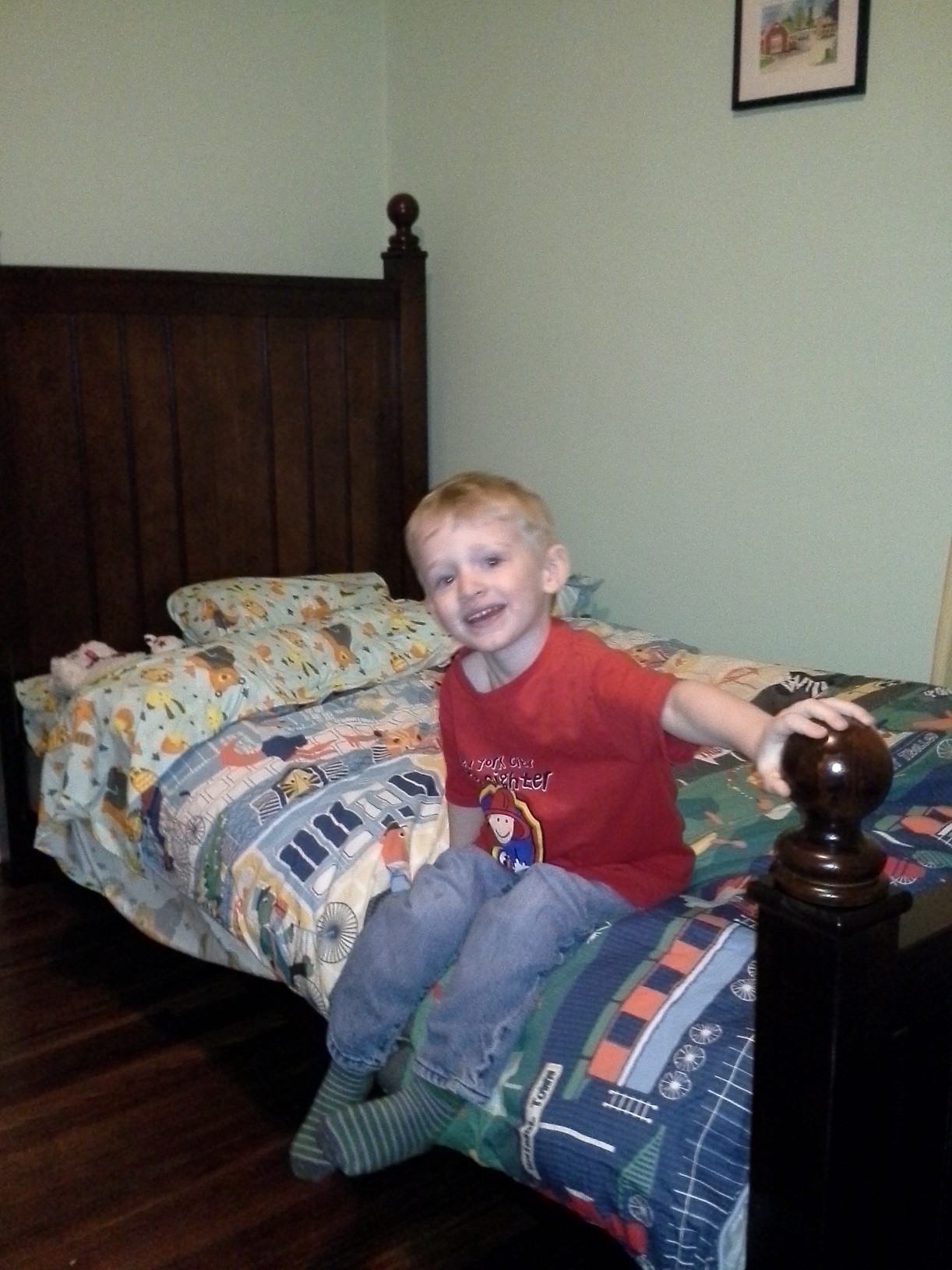 Charlies new bed