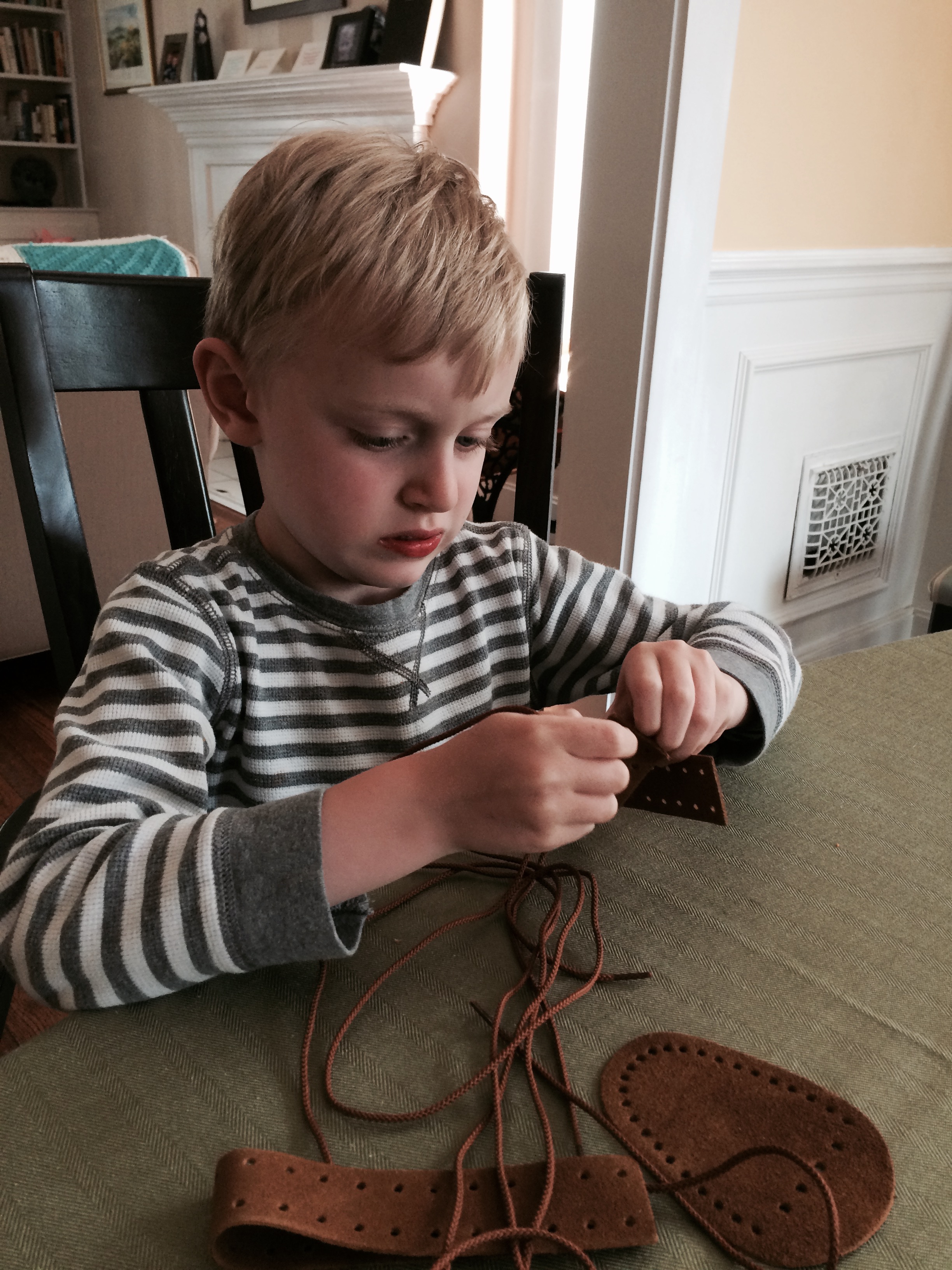 Making shoes from Unc