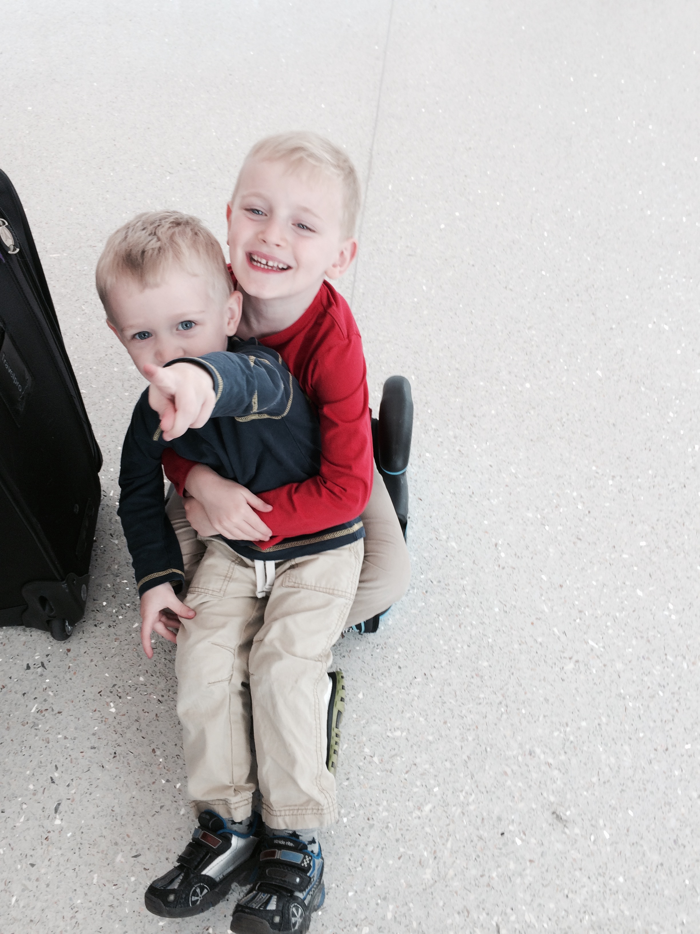 On the way to see Momo and baba