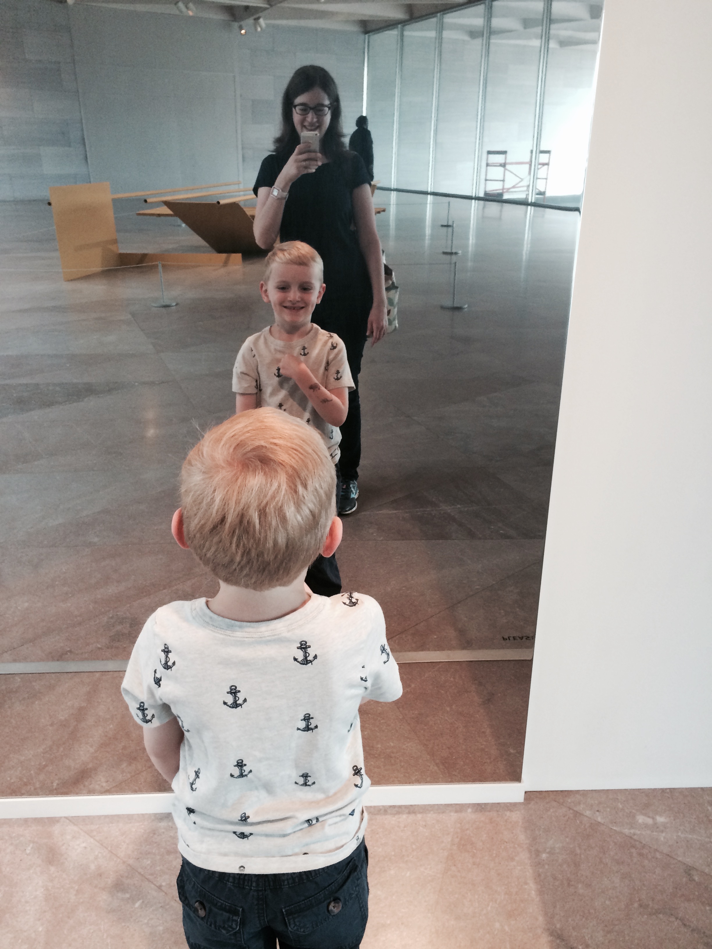 I told Andy he couldn't touch the art