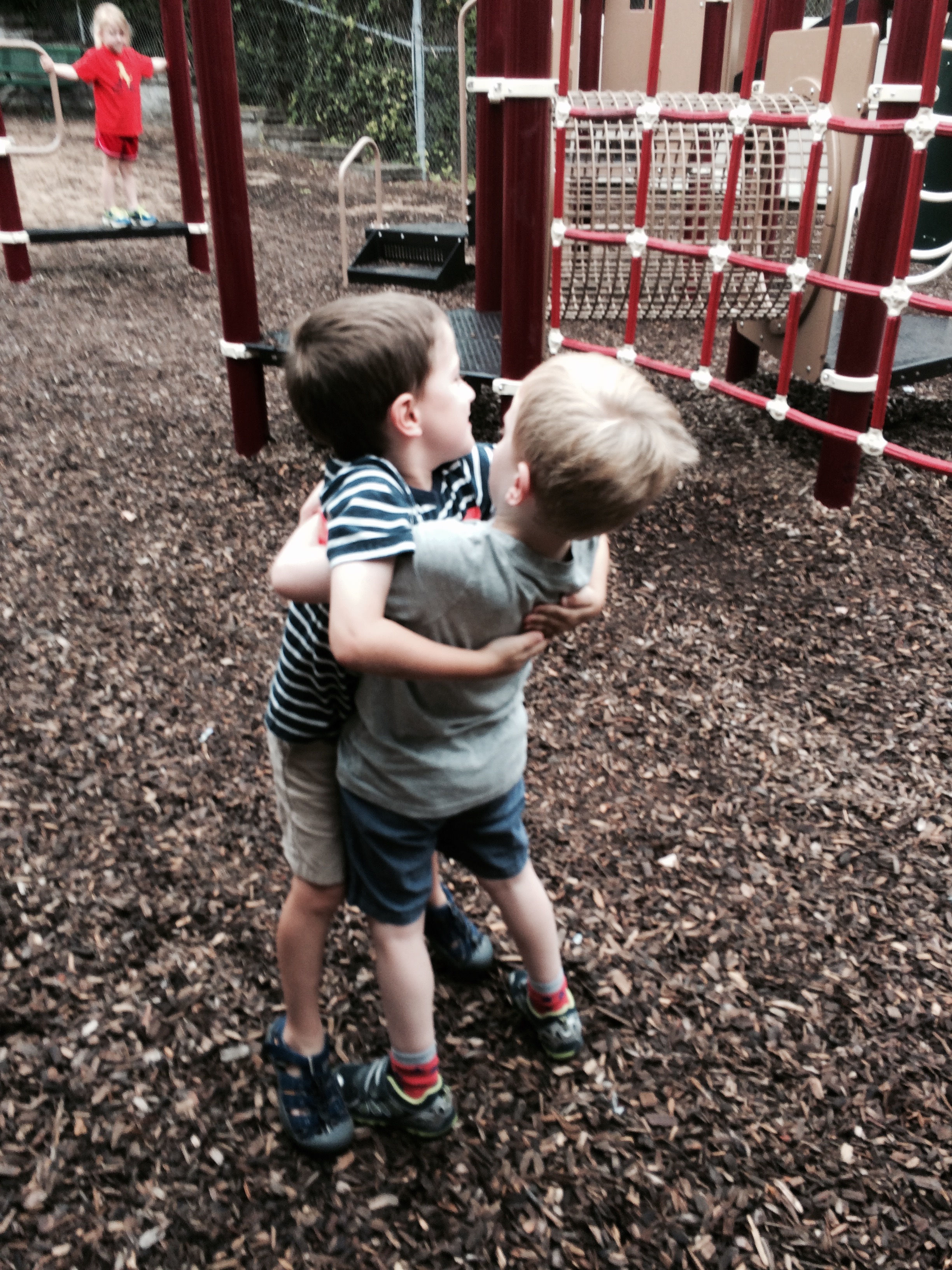 Jackson hugs