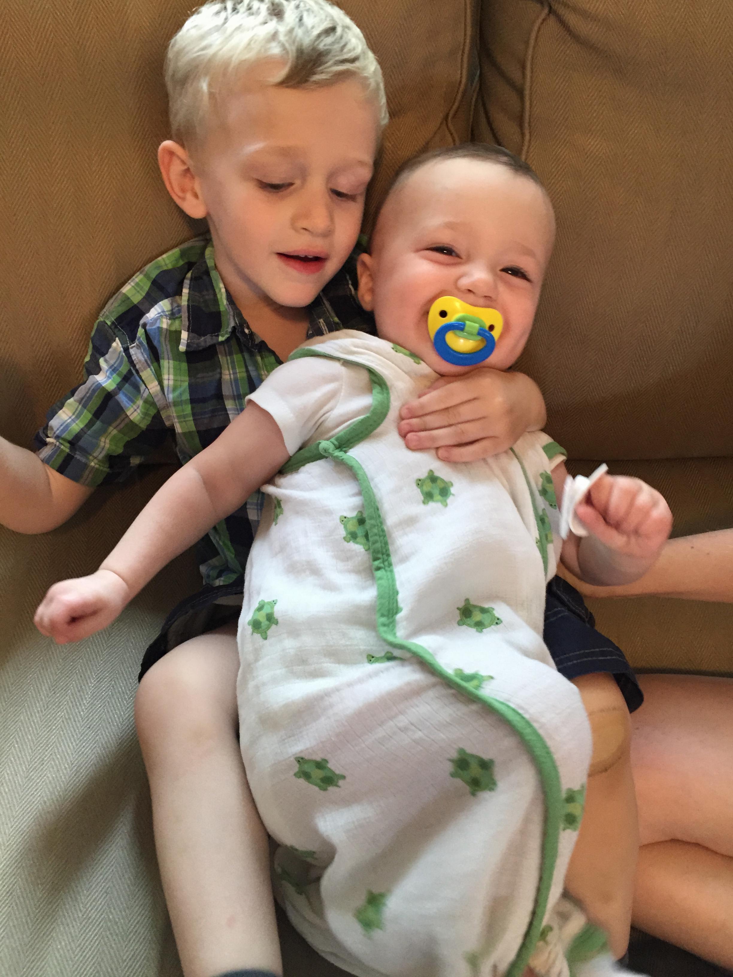 Charlie with Eleanor the Glow Worm