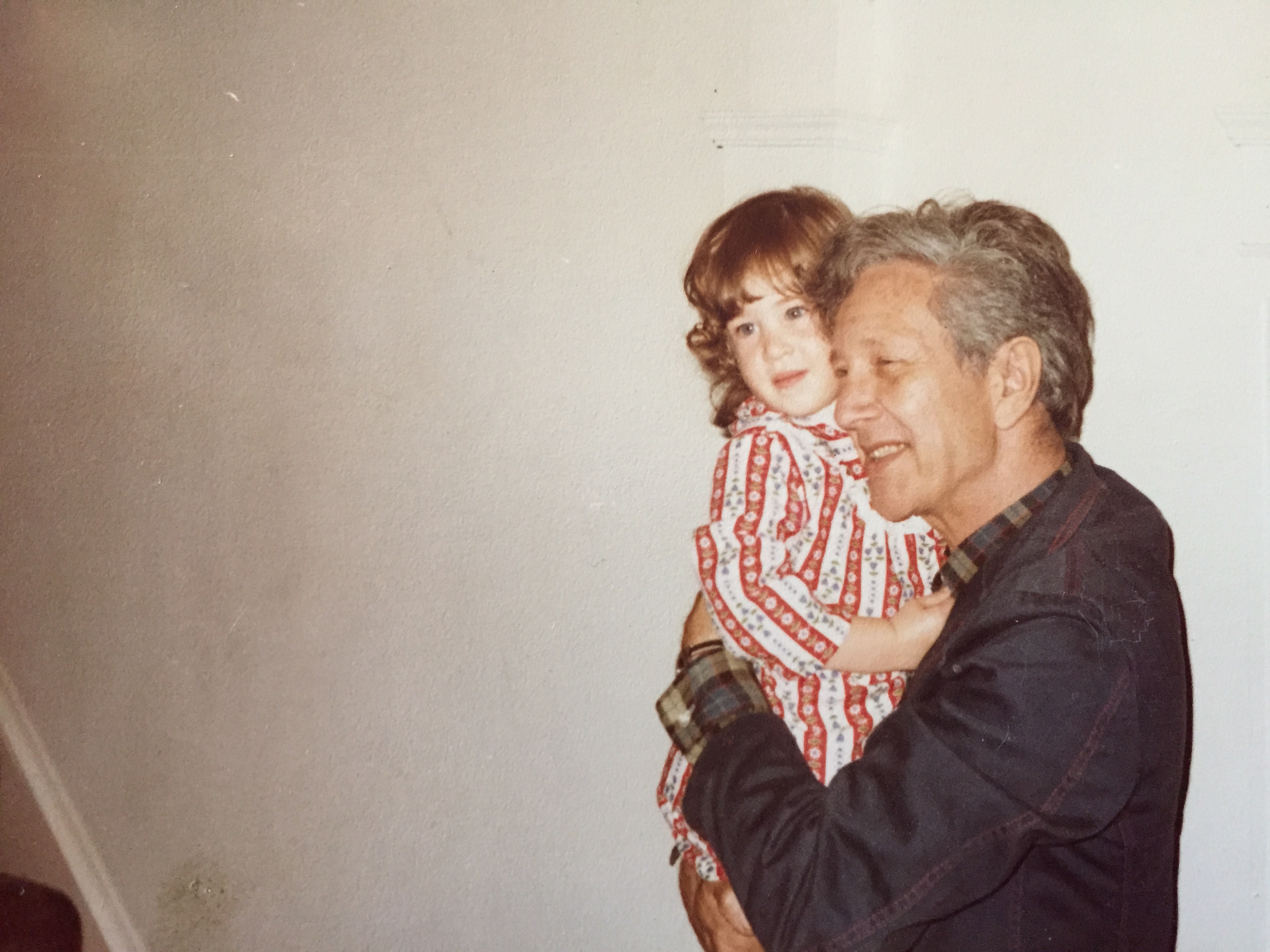 Rachel with Uncle Harold!