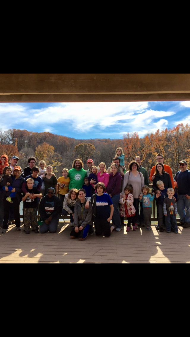 Camp wyman retreat with rabbi Randy and Crc