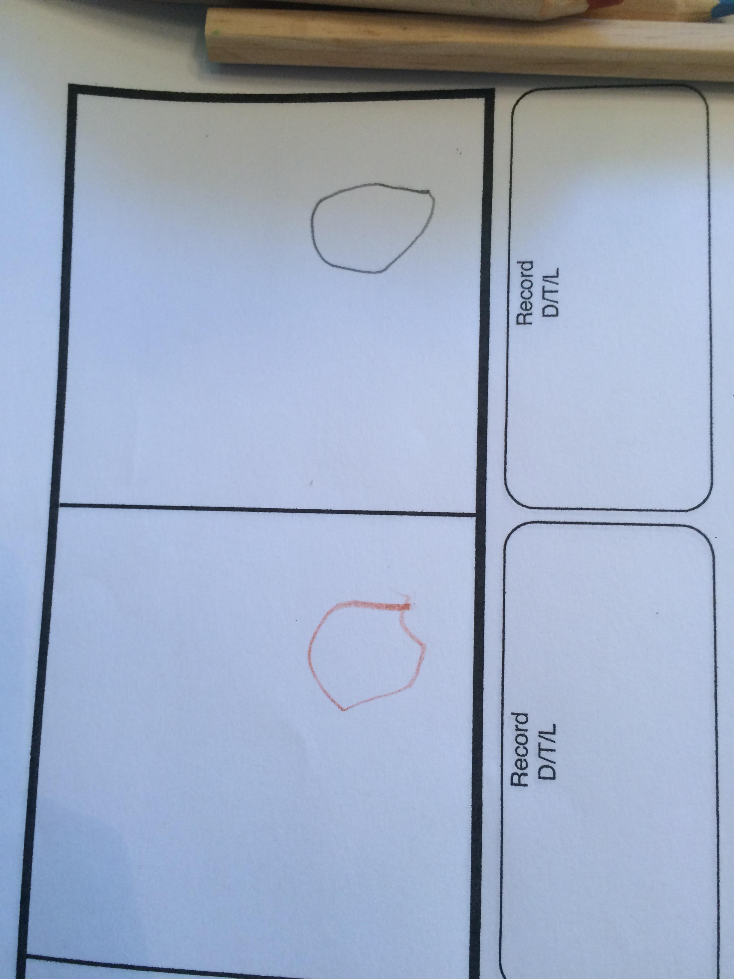 Charlie's amazing circles recording the moon