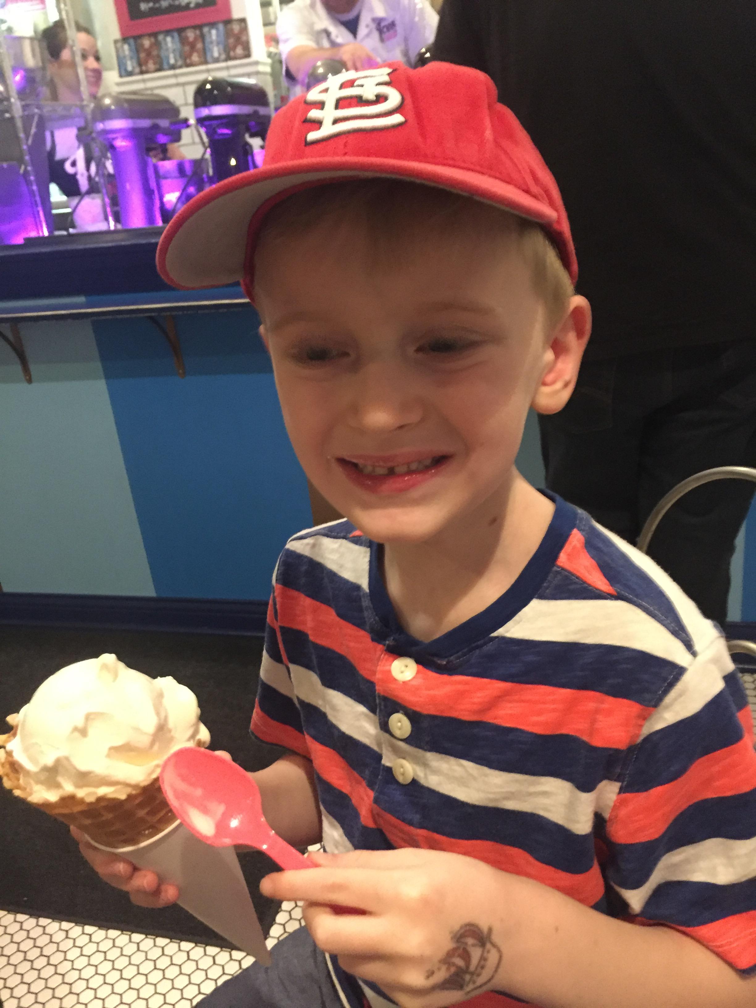 Loving that liquid nitrogen fueled ice cream