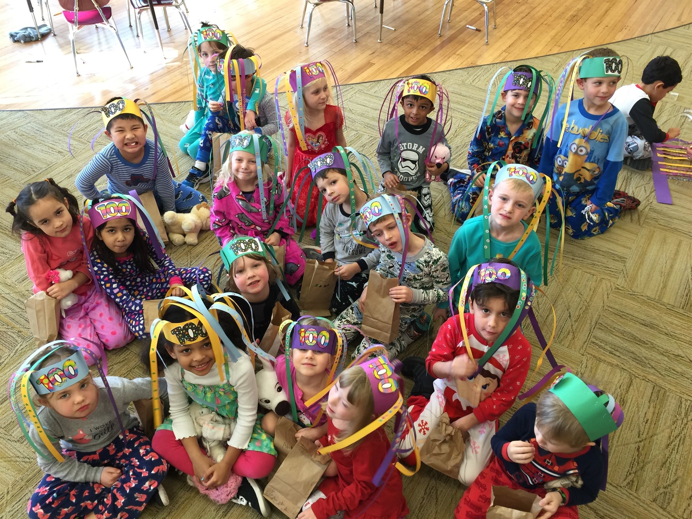 pajama day/100th day of school