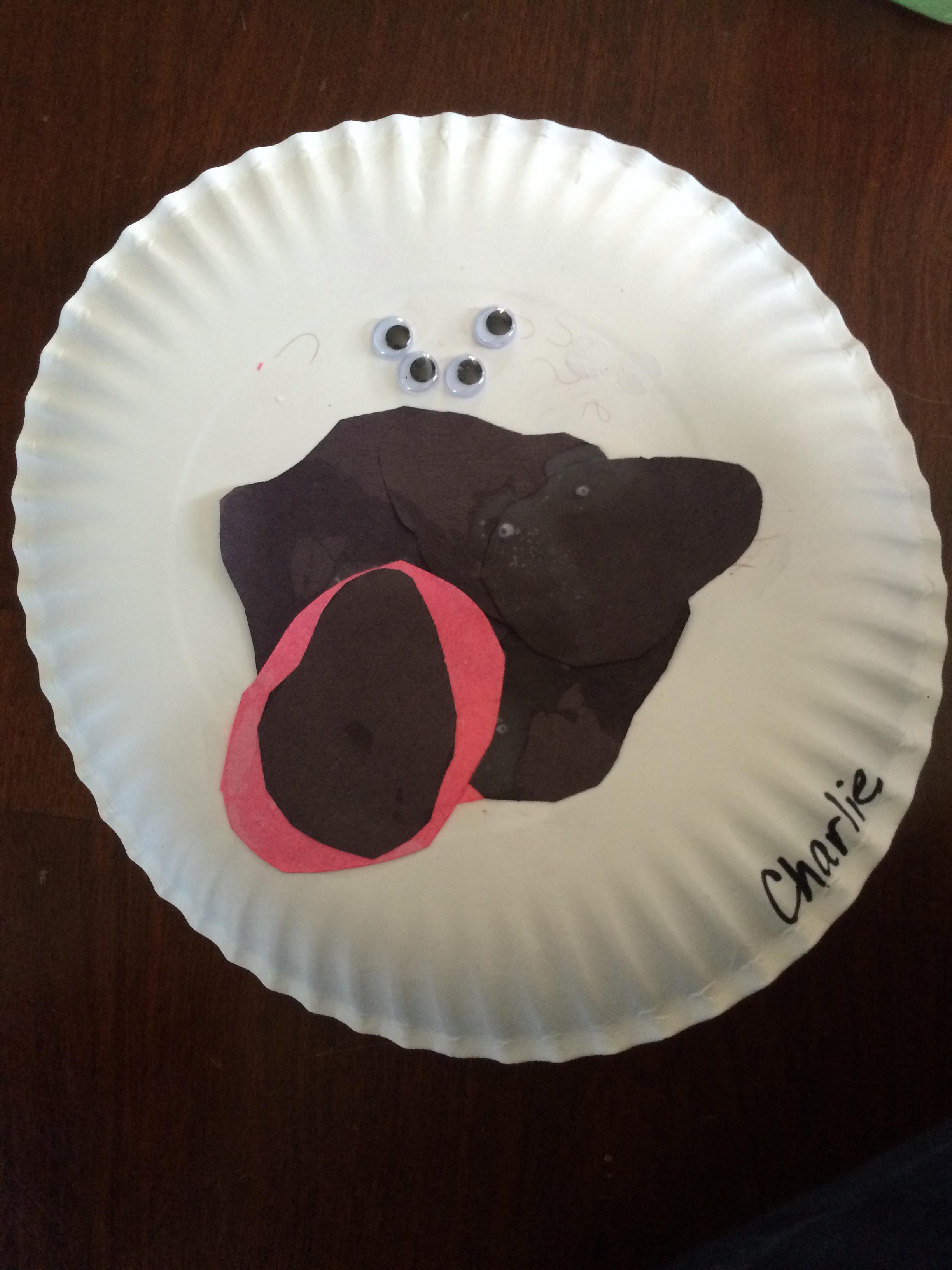 Charlie's cow "it's missing a couple eyes "