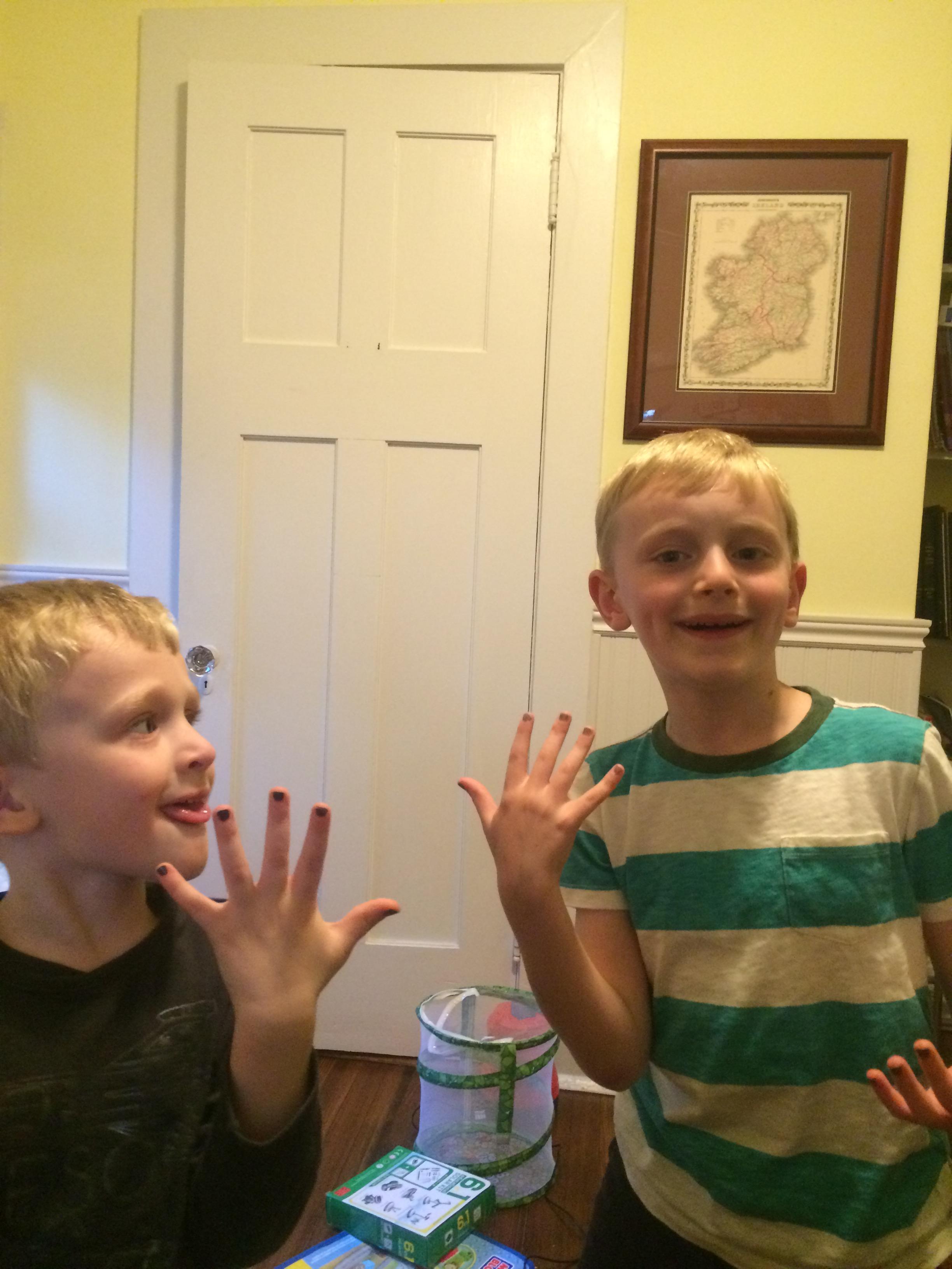 First time getting nails done