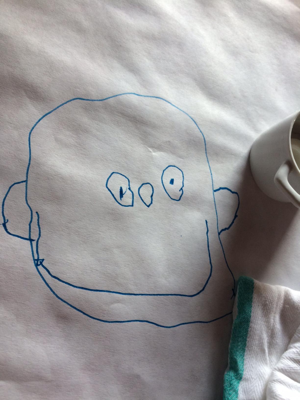 Charlie's portrait of dad