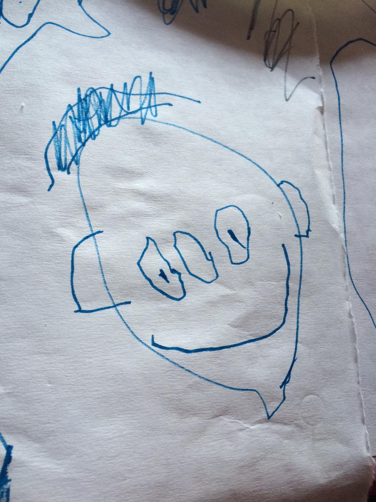 Charlie's portrait of mom