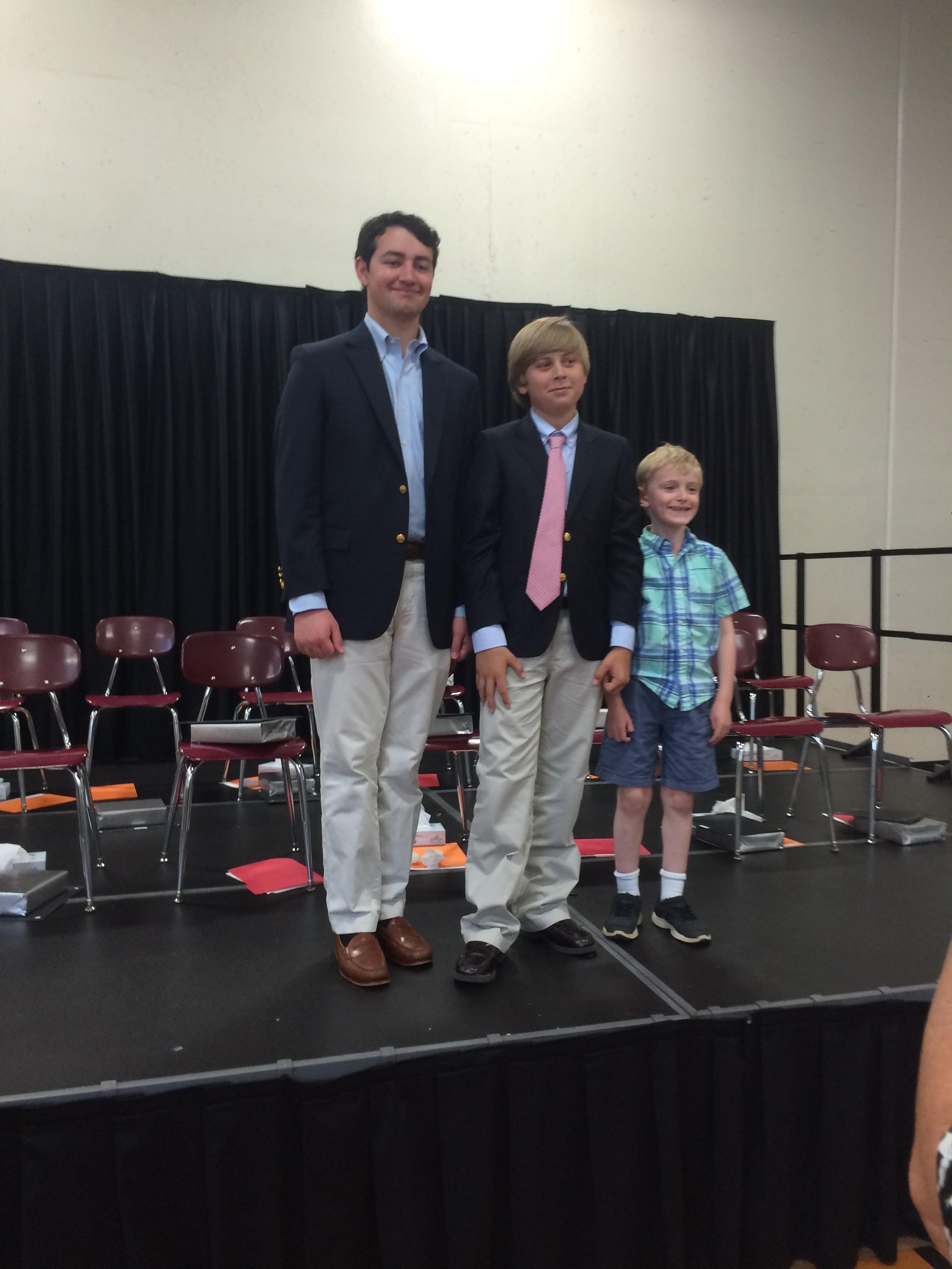 Three generations of buddies