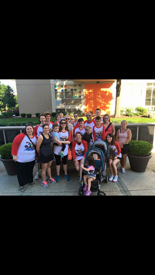 Komen walk with Angie.