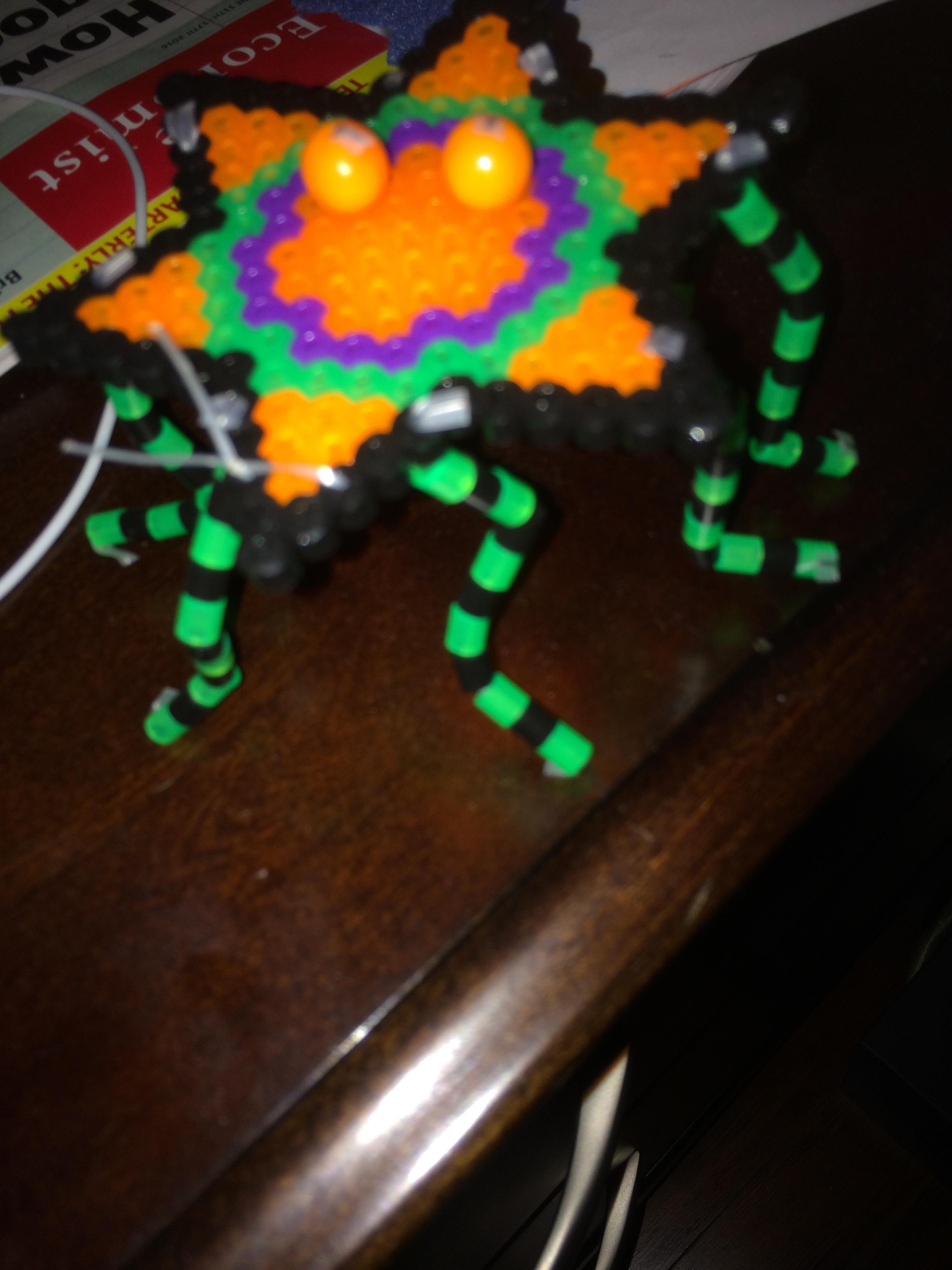 Andy made a spider