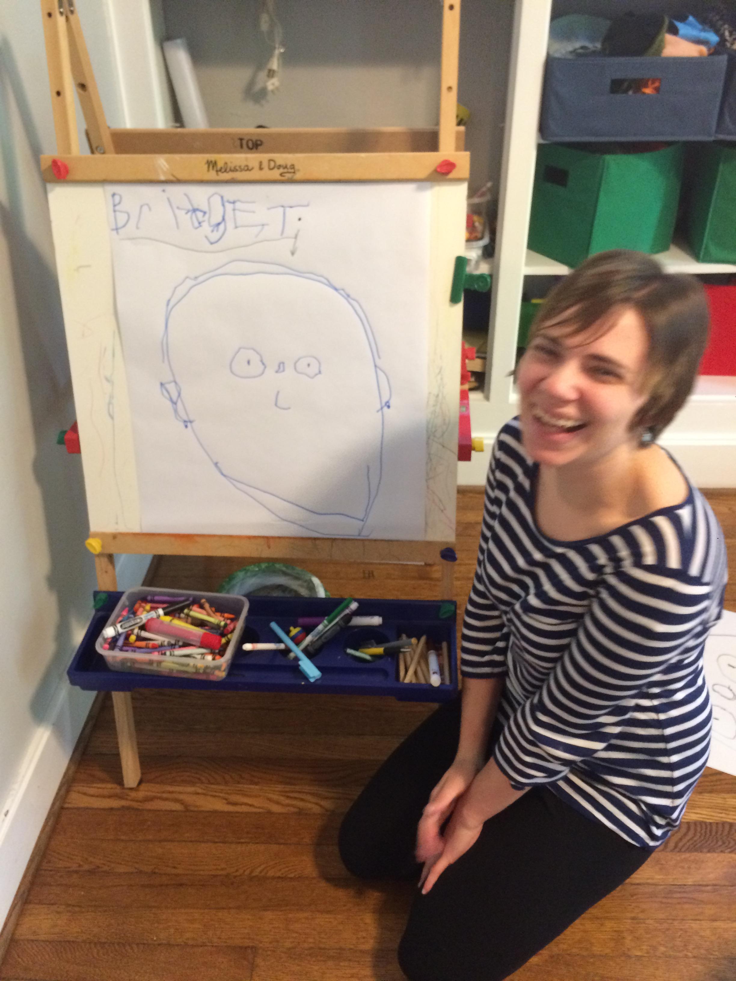 Charlie drew and wrote Bridget