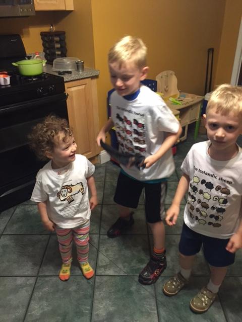 Matching Iceland shirts!