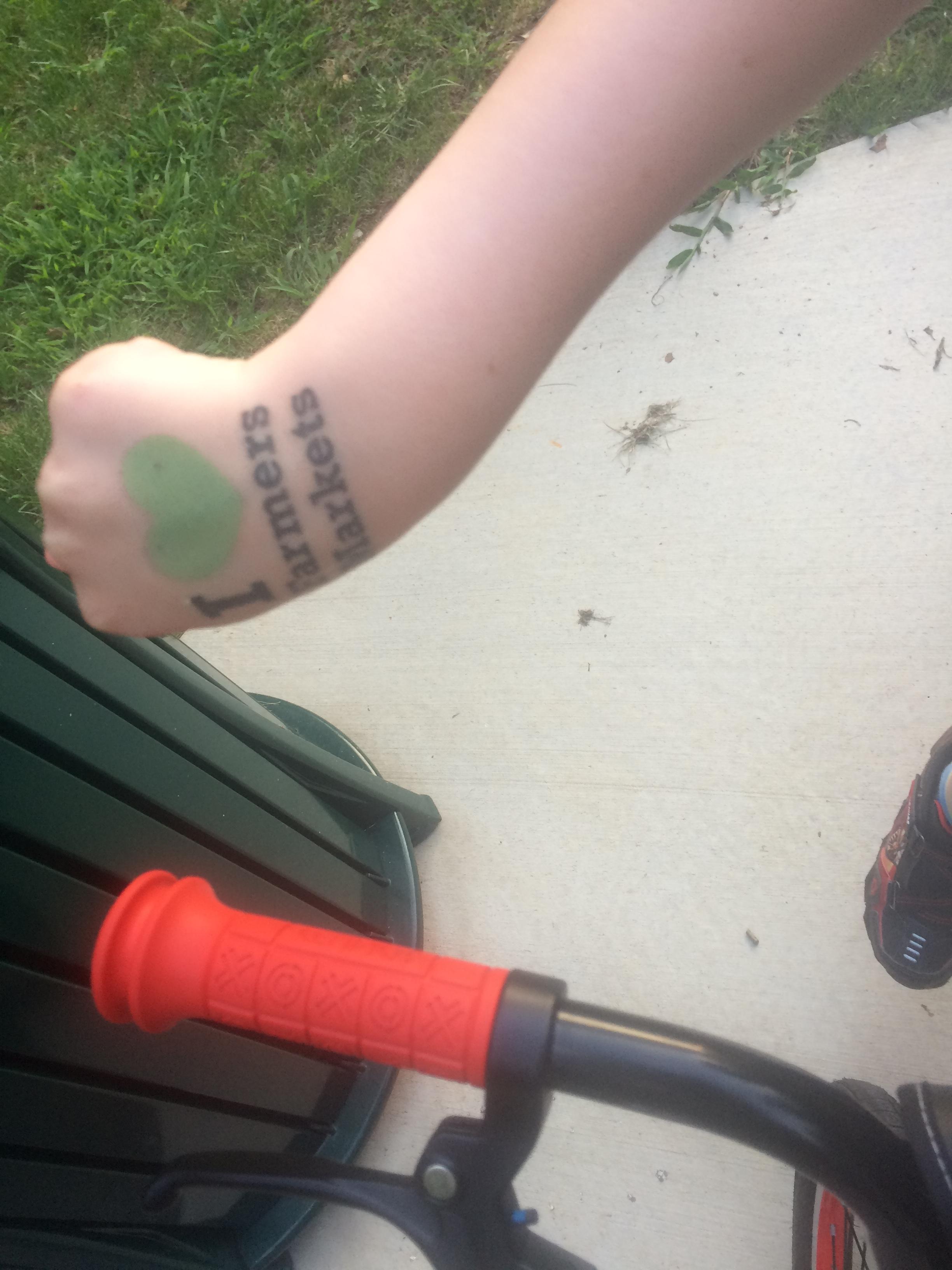 Farmers market tattoo