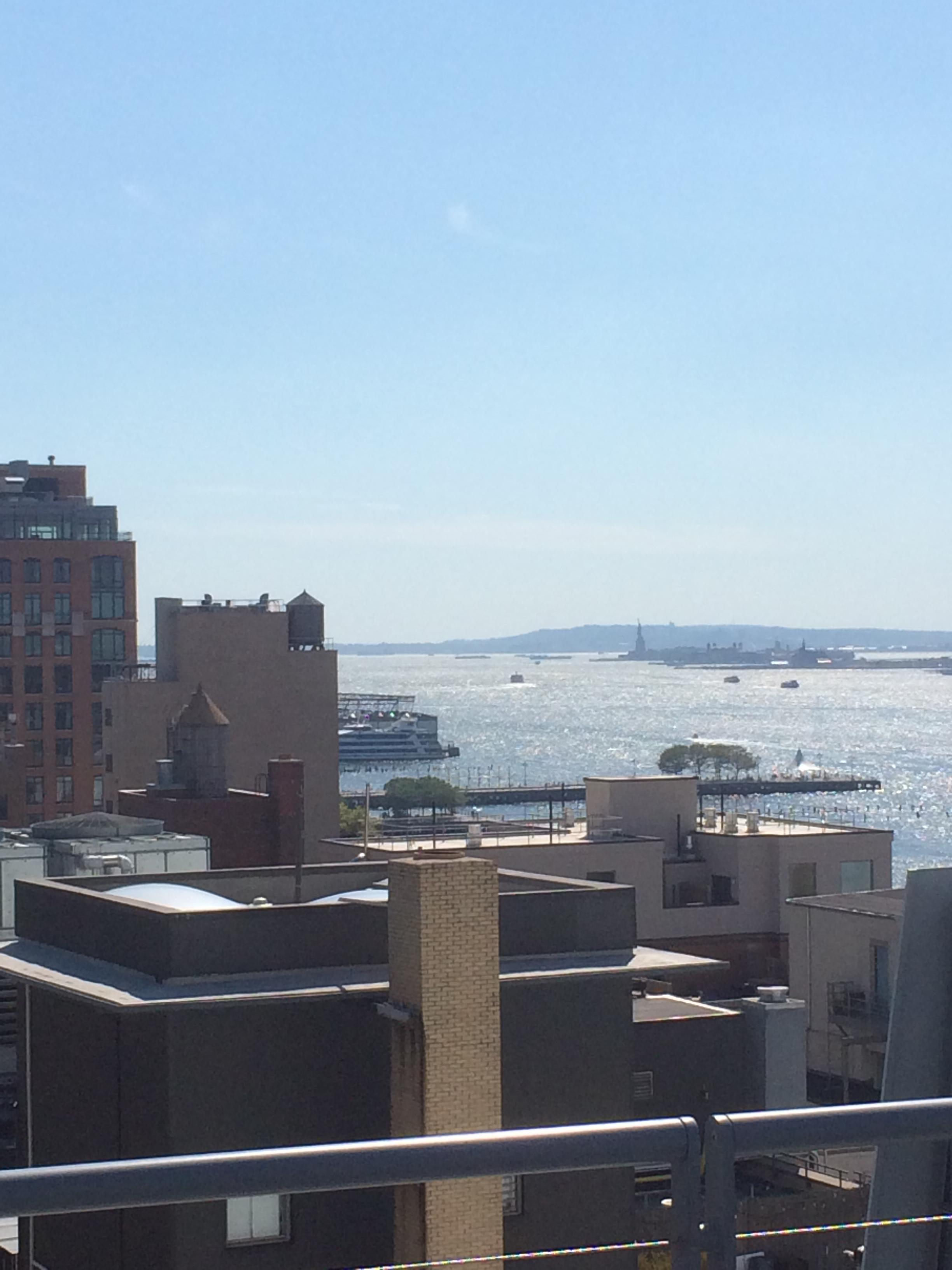 Statue of Liberty in the distance