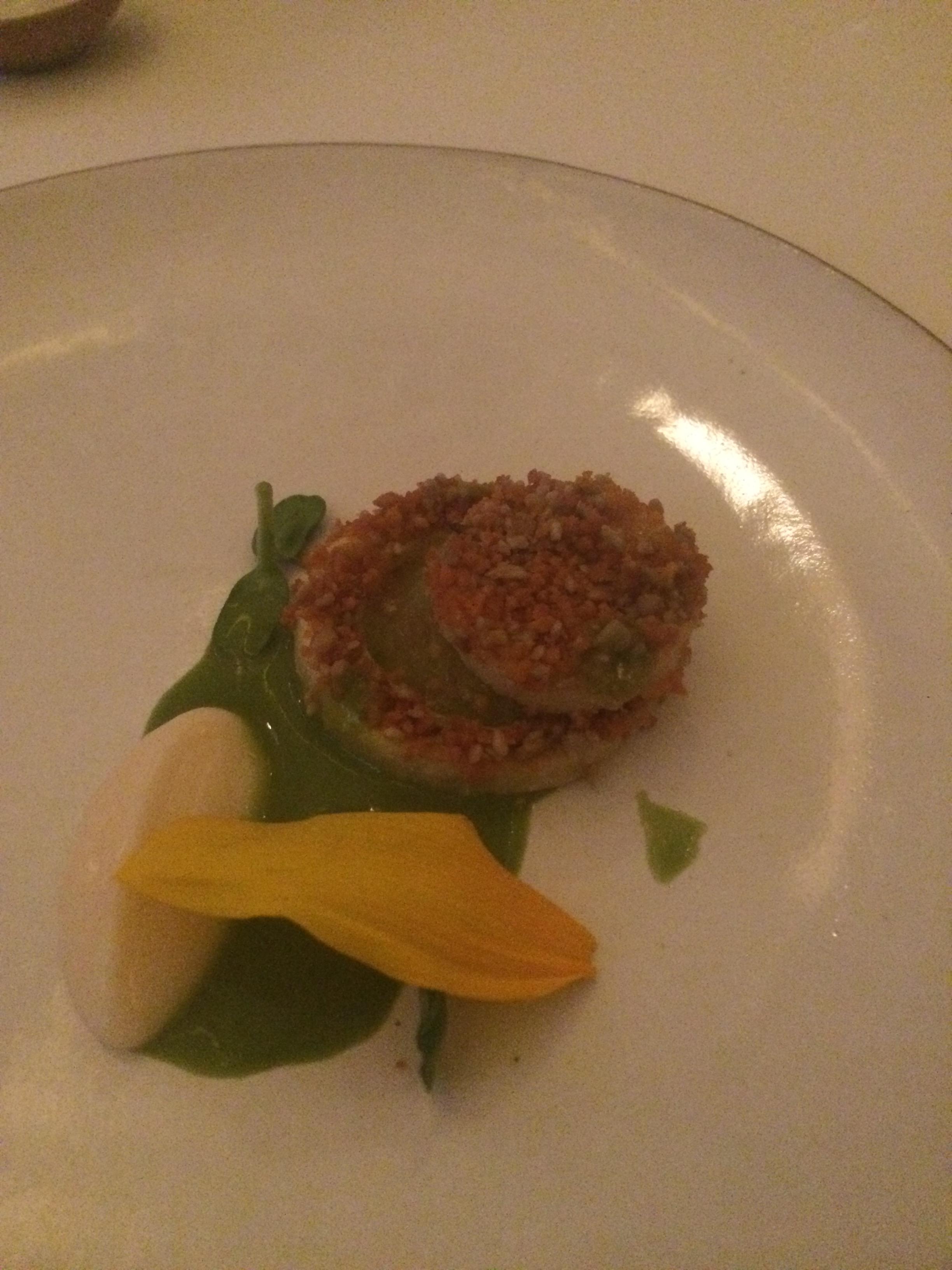 Sunflower heart. Tastes like artichoke