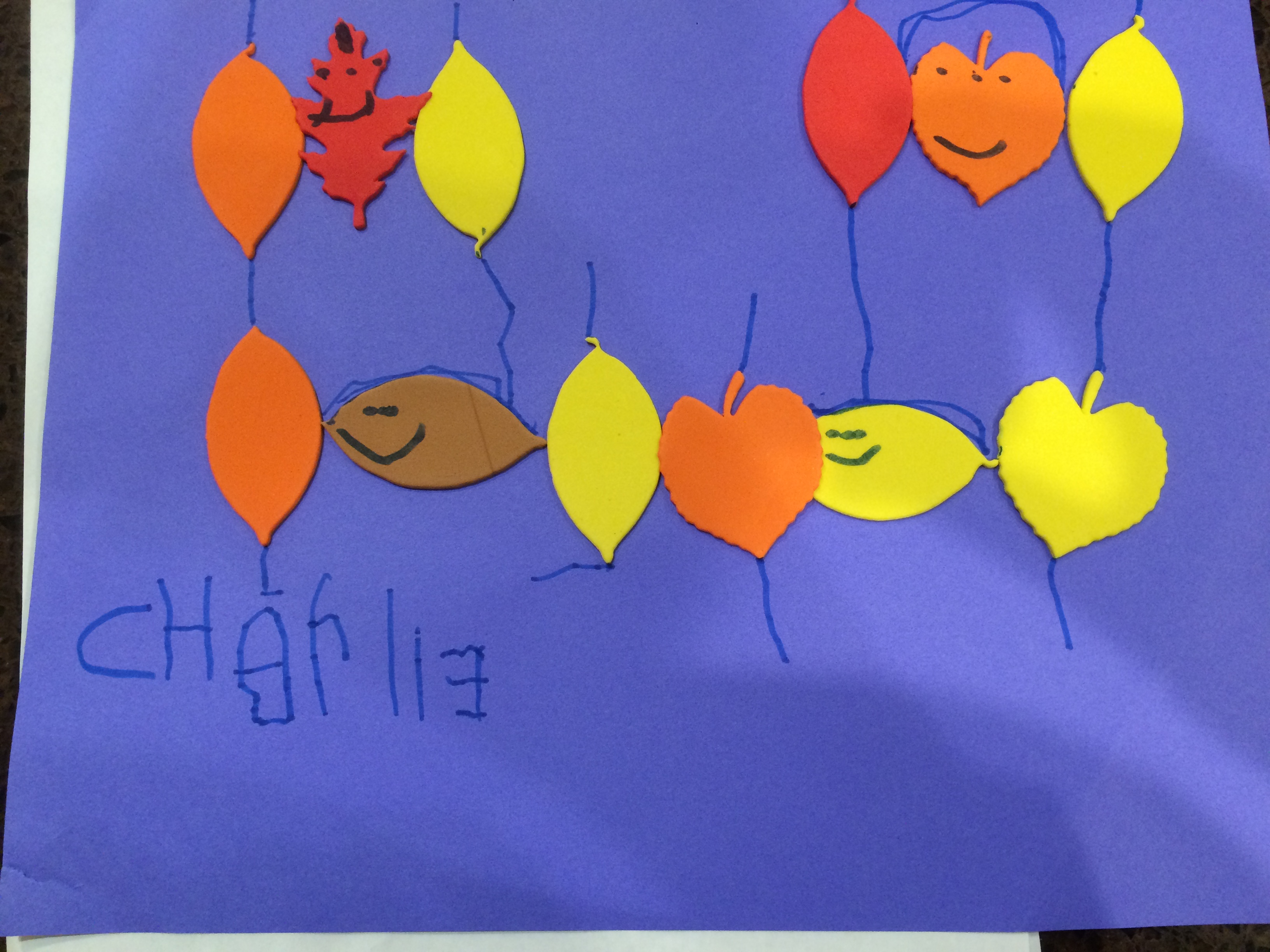 Charlie school work