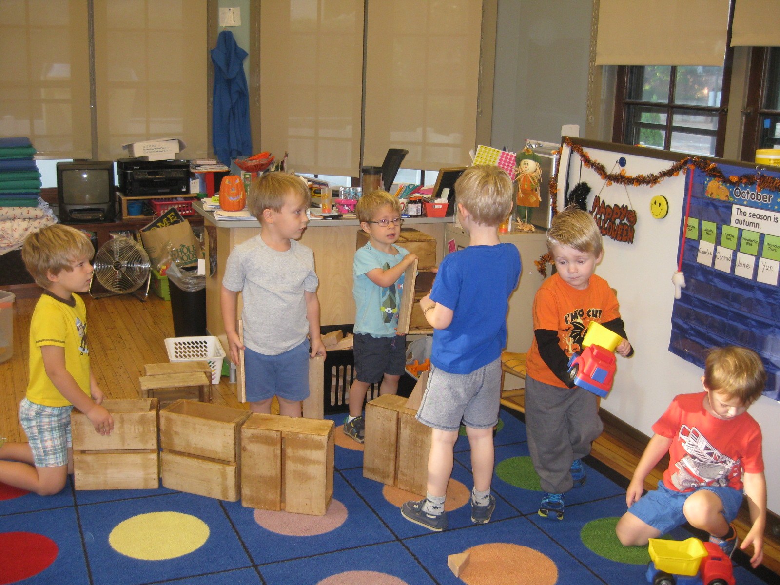 charlie at school