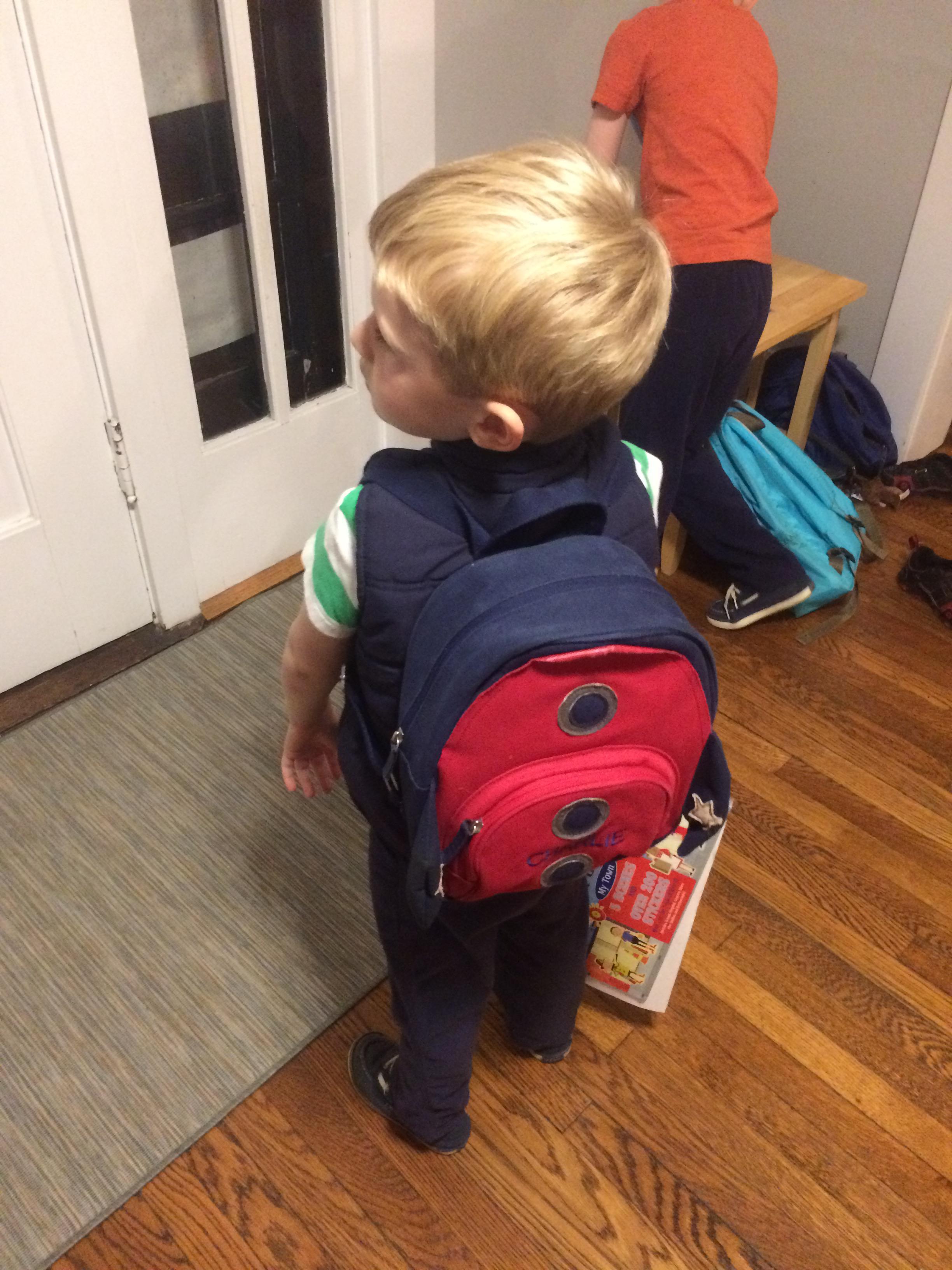 Charlie backpack from Mrs wiegert