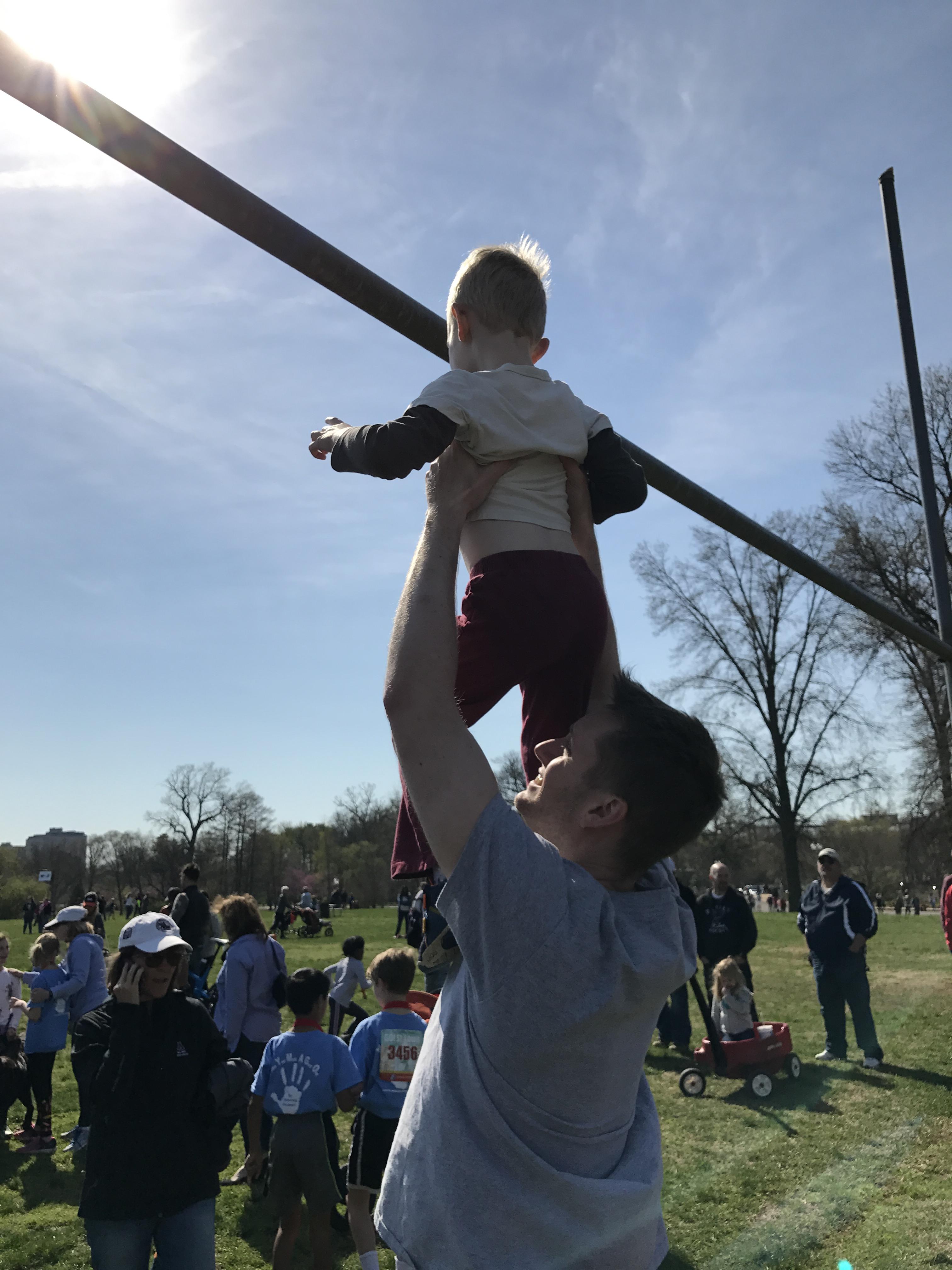 Why can't I swing on the goal post?!