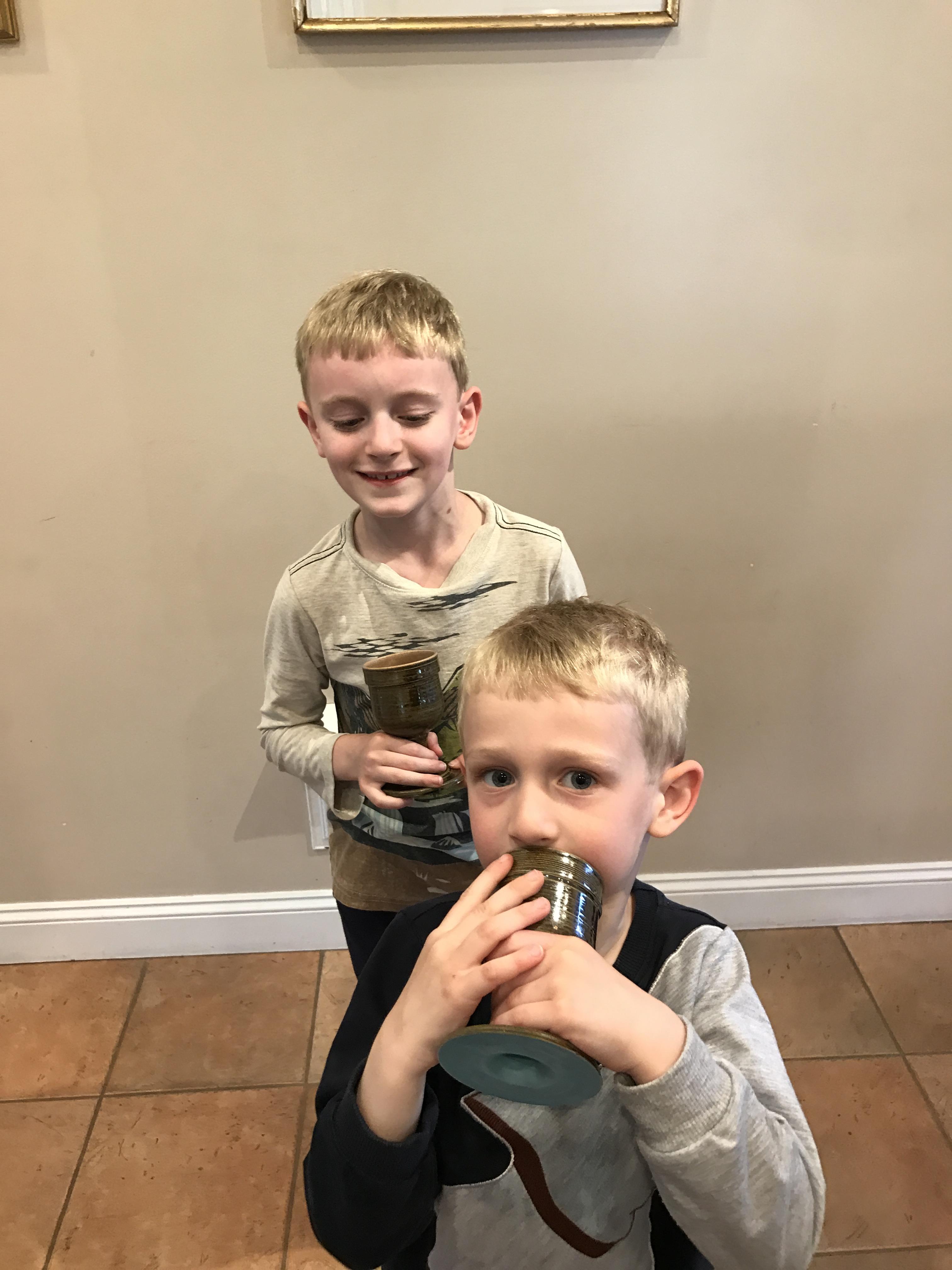 Kiddush cups!