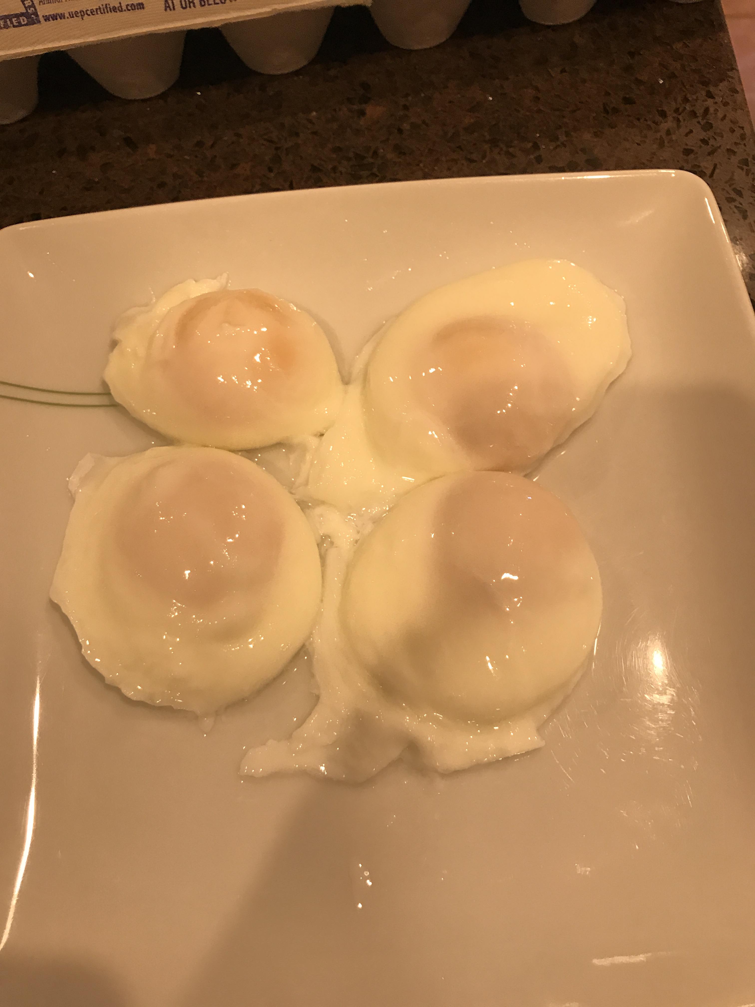 Mother's Day poached eggs