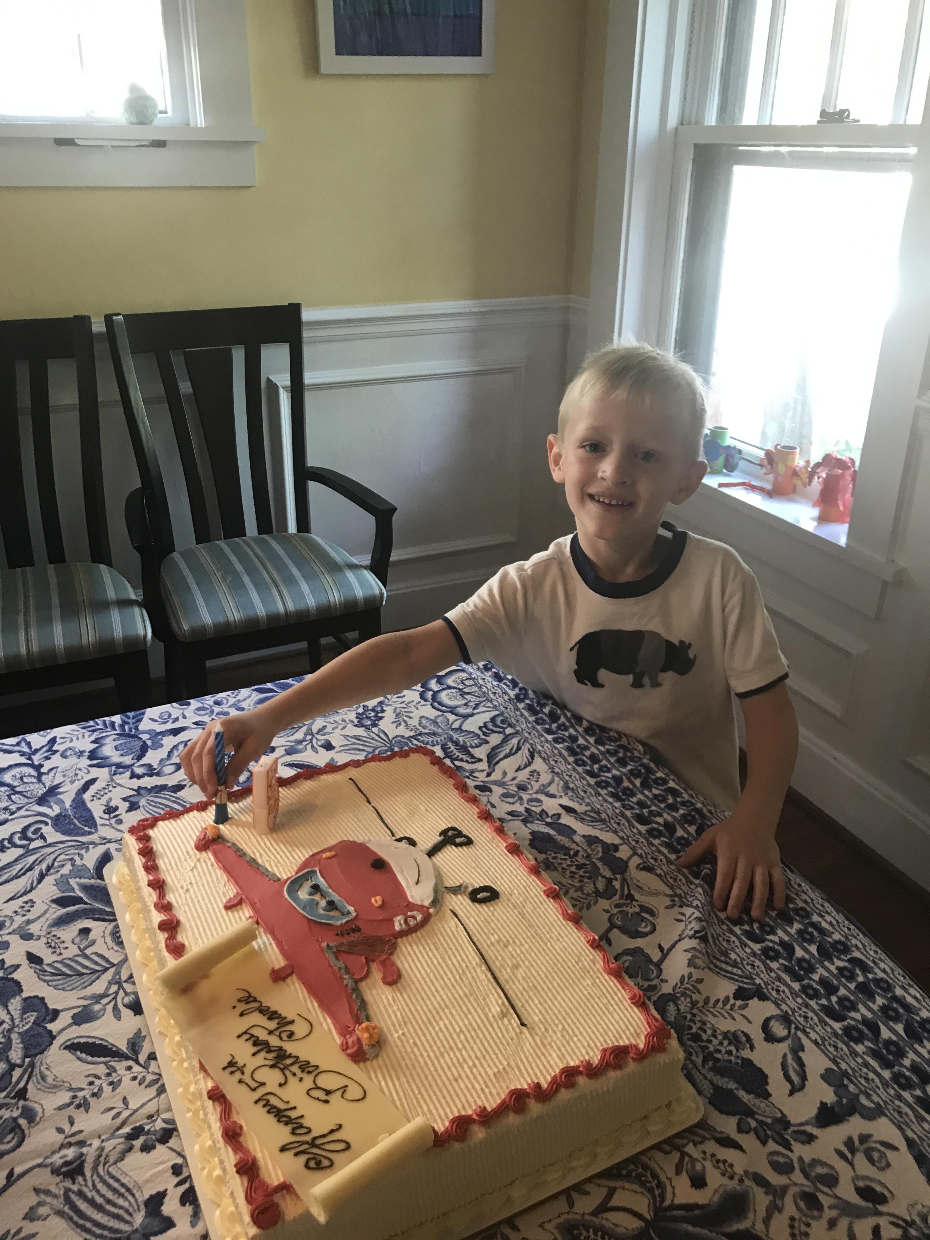 The birthday boy