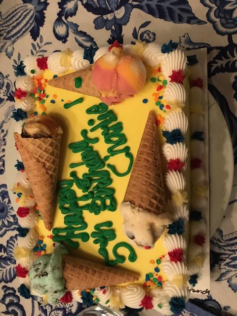 Ice cream cake and more bday presents from JJEB