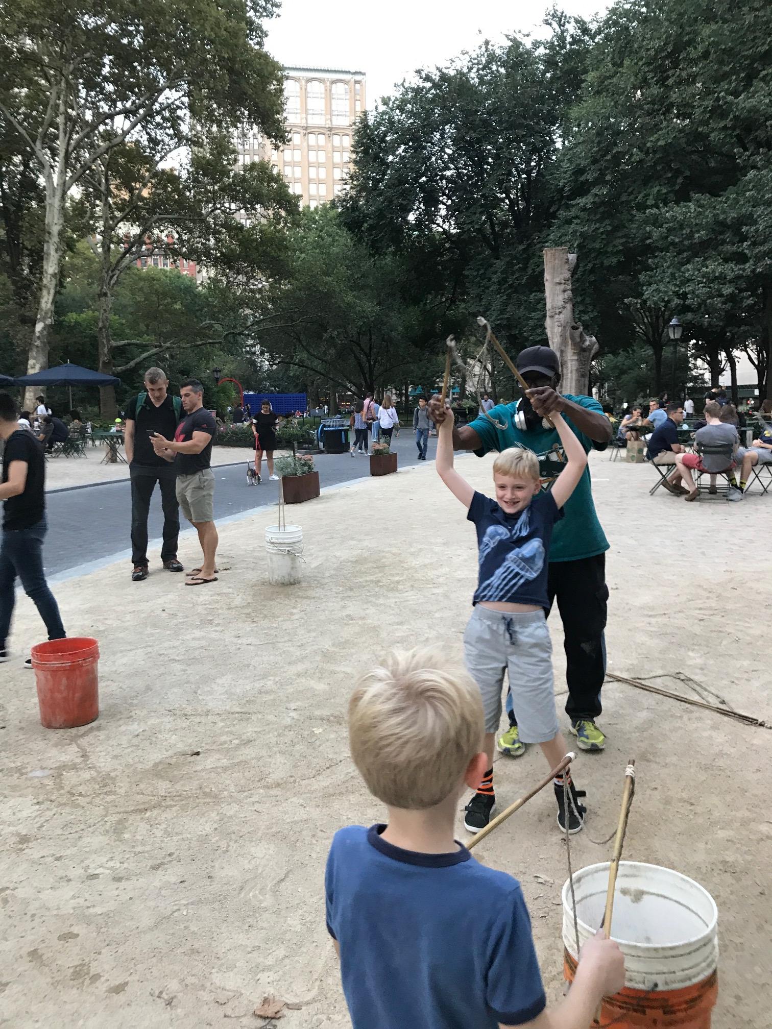 Bubble man