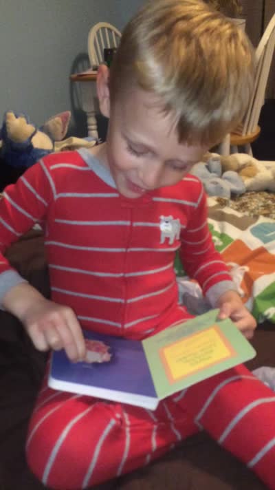 Charlie reading