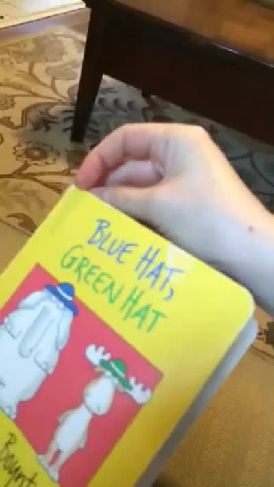 Blue hat green hat