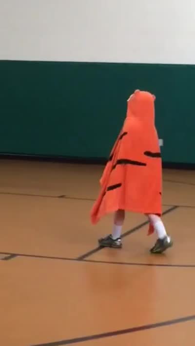Bridget and Charlie saw Andy in the Wilson camp talent show